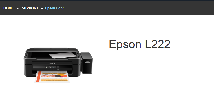 скачать и установить драйвер принтера Epson L222